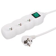 Hosszabbító kábel 3G 3x1 Z/U 5m 35350 fehér
