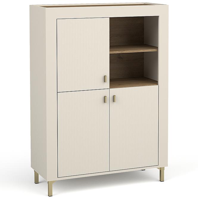 Komód Mossa M05 3D tölgy whisky/cashmere 