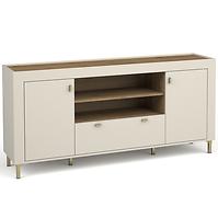 Komód Mossa M07 2D1S tölgy whisky/cashmere 