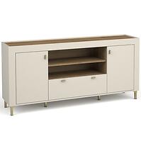 Komód Mossa M07 2D1S tölgy whisky/cashmere