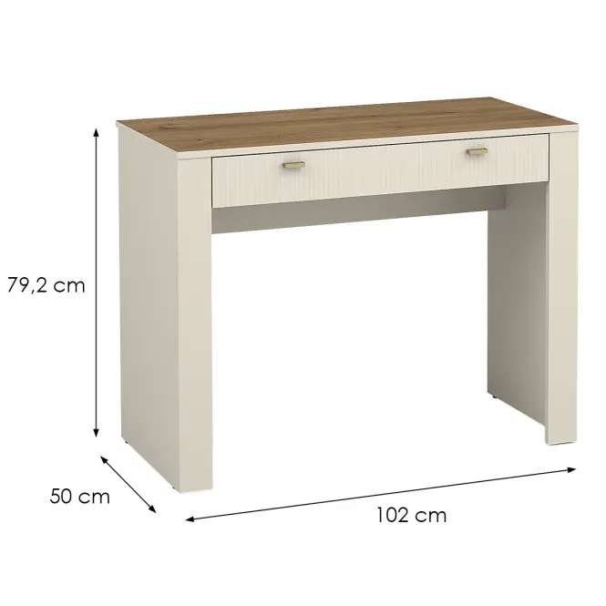 Fésülködő Mossa M10 tölgy whisky/cashmere