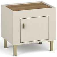 Éjjeliszekrény Mossa M11 tölgy whisky/cashmere 