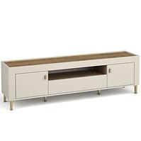 Szekrény RTV Mossa M08 2D1S tölgy whisky/cashmere 