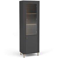 Vitrin Mossa M03 1D tölgy whisky/fekete matt