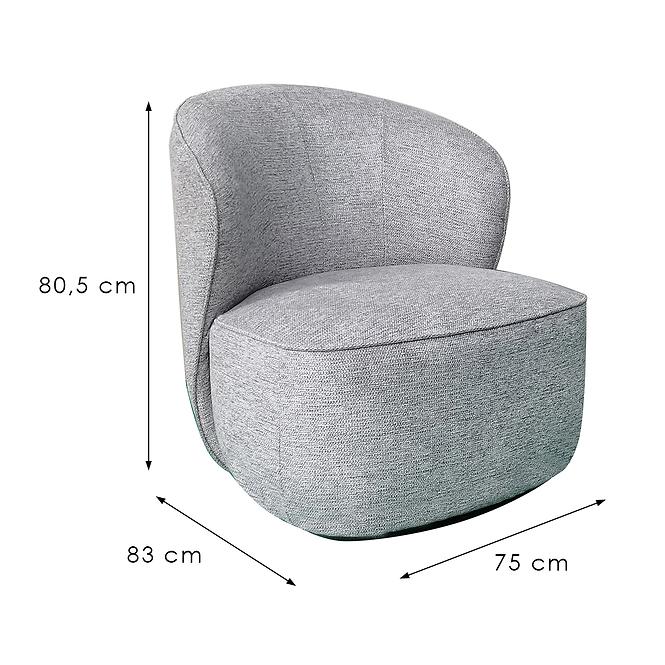 Fotel Emma 9382 Lord 09,5