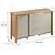 Komód Indygo K2D3S tölgy wotan-beige,2