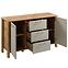 Komód Indygo K2D3S tölgy wotan-beige,3