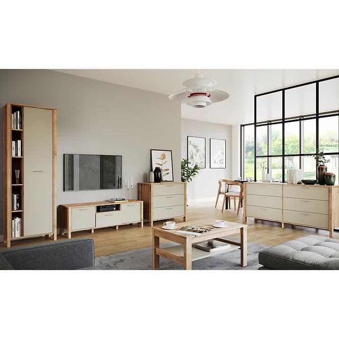 Komód Indygo K2D3S tölgy wotan-beige