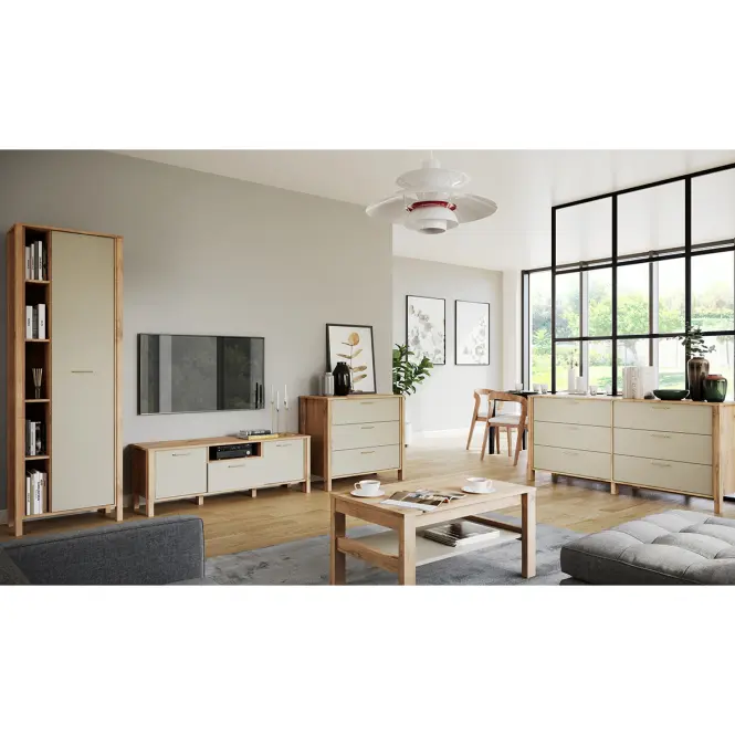 Komód Indygo K2D3S tölgy wotan-beige,4