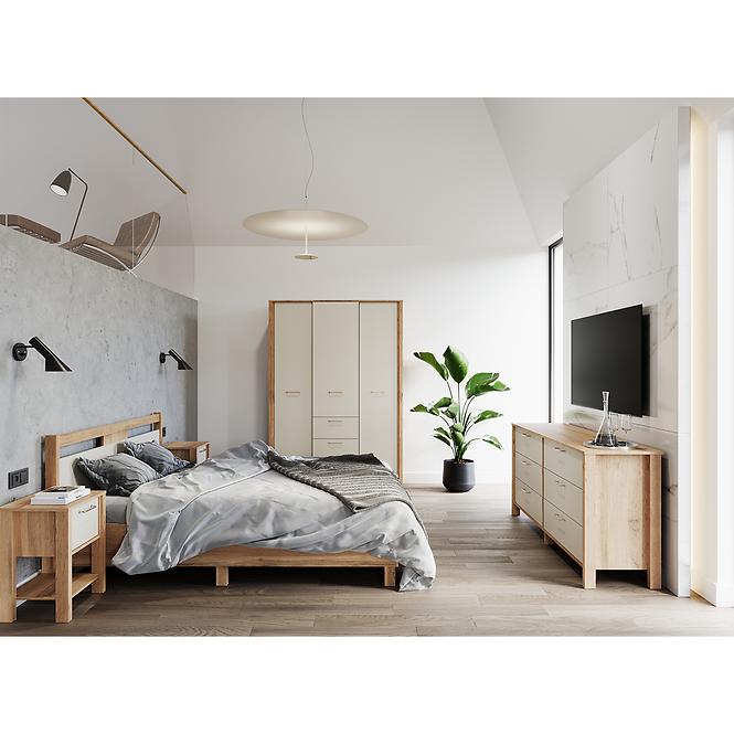 Komód Indygo K2D3S tölgy wotan-beige