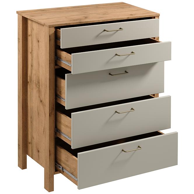 Komód Indygo K5S tölgy wotan-beige,3