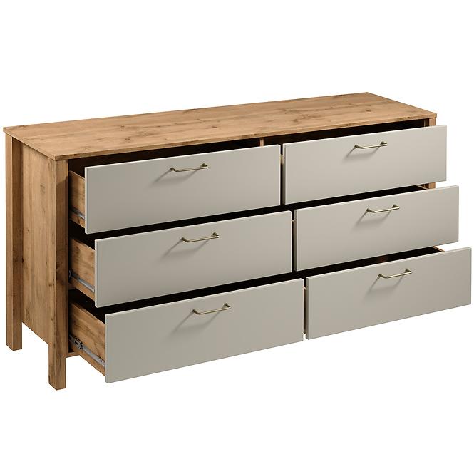 Komód Indygo K6S tölgy wotan-beige,3