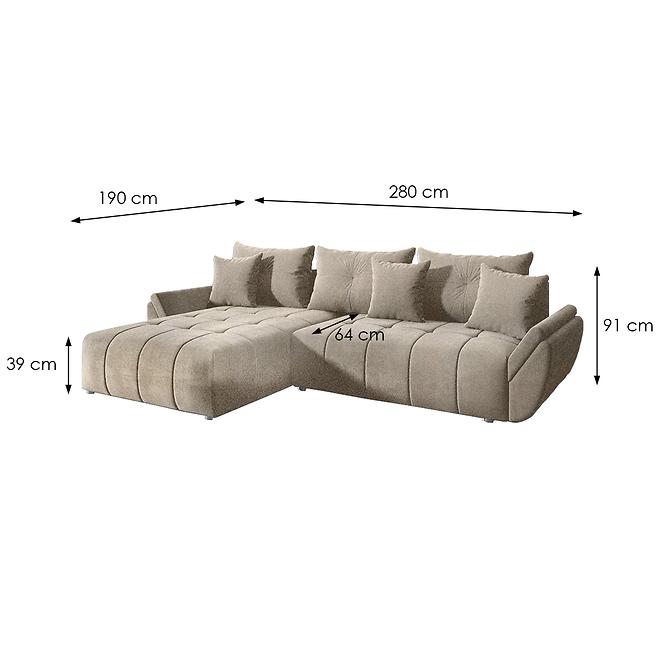 Sarokgarnitúra szett Bono New Doha 3,3