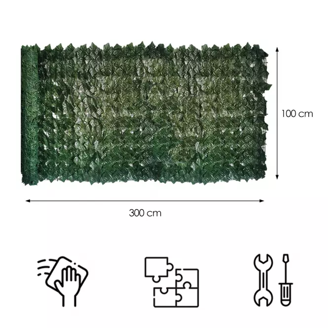 Terasz takaróponyva 100cm x 300cm