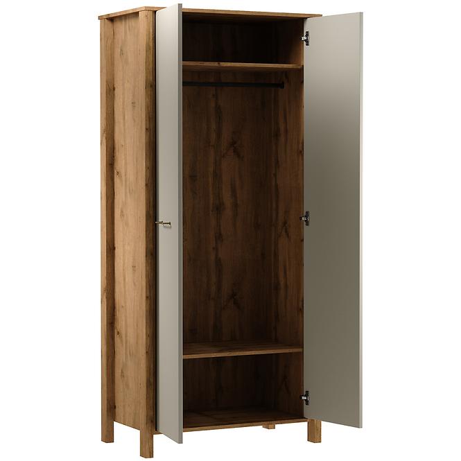 Szekrény Indygo S2D tölgy wotan-beige,3