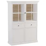 Vitrin Lucca W4D2S fehér opal