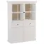 Vitrin Lucca W4D2S fehér opal