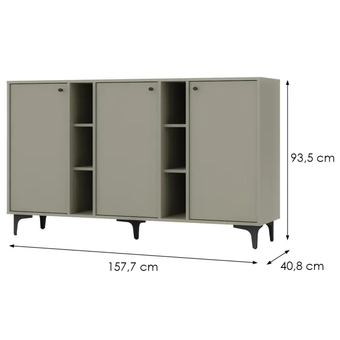 Komód Tokyo 1  3D eukaliptusz 823,2