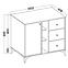 Komód Tokyo 1  1F 3S bézs homok 824,4