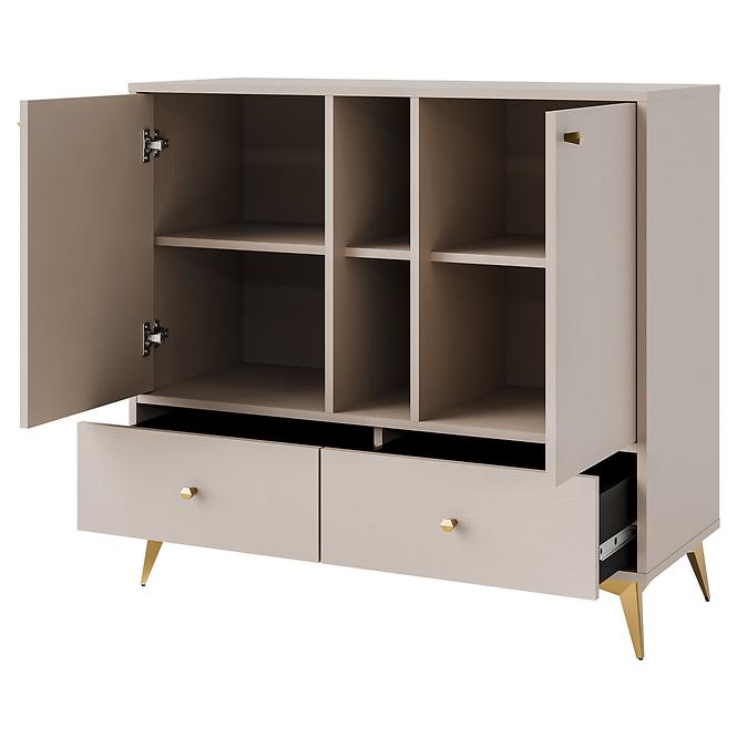 Komód Tokyo 1  2F 2S bézs homok 825