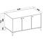 Komód Tokyo 1  3F bézs homok 813,4