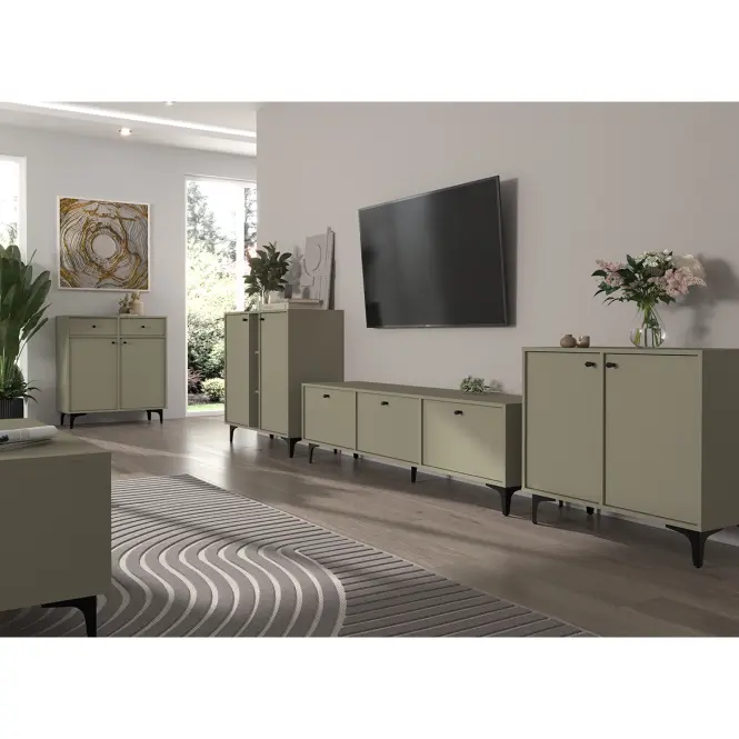 Komód Tokyo 1  2F 2S eukaliptusz 826d