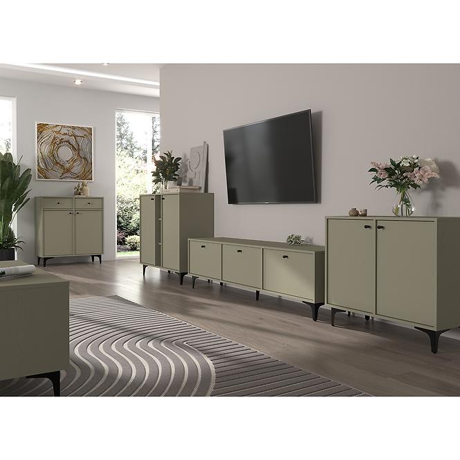 Komód Tokyo 1  2F 2S eukaliptusz 826d