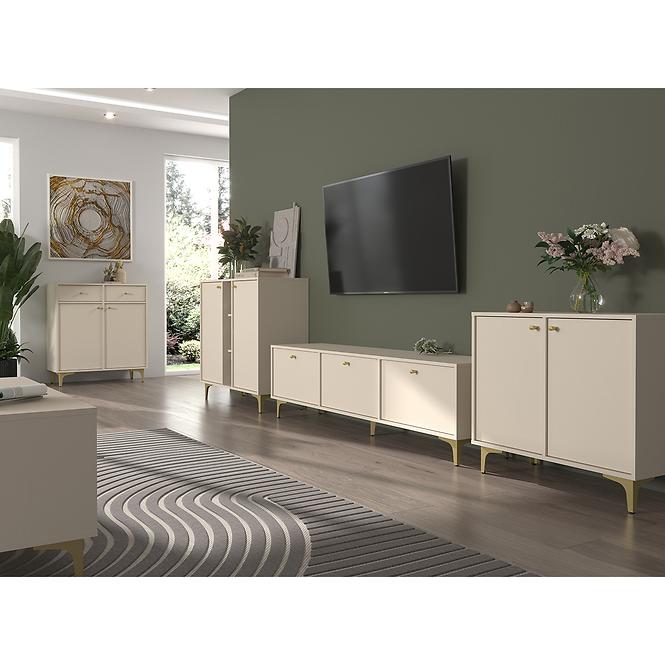 Komód Tokyo 1  2F 2S bézs homok 826