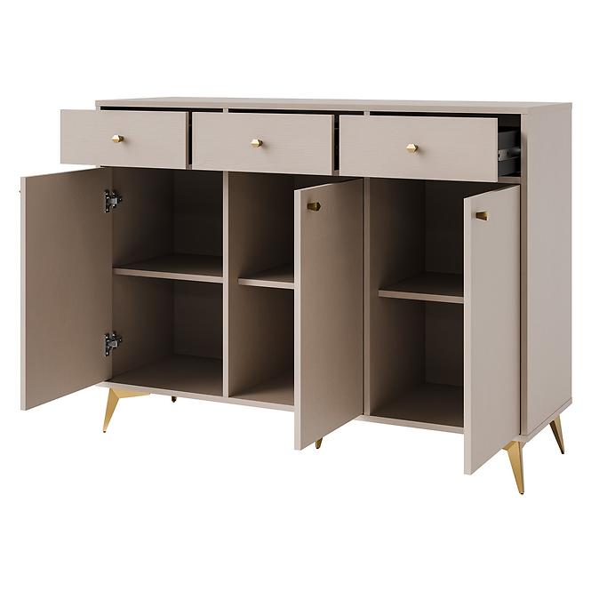 Komód Tokyo 1  3F 3S bézs homok 827,2