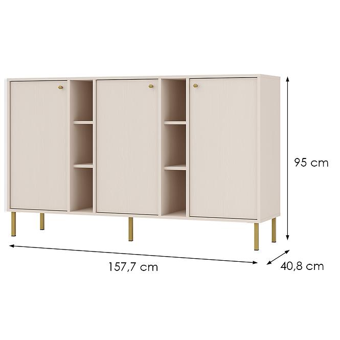 Komód Tokyo 2  3D bézs homok 823