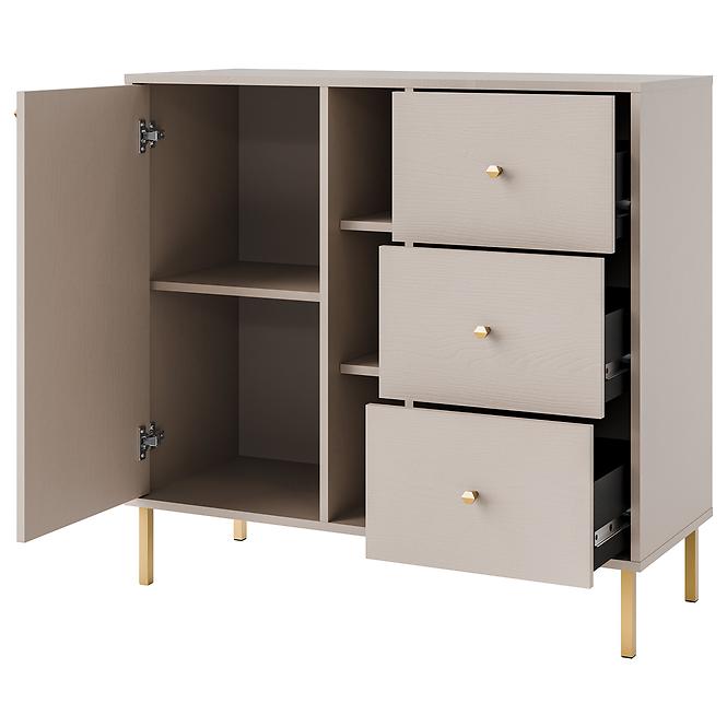 Komód Tokyo 2  1F 3S bézs homok 824