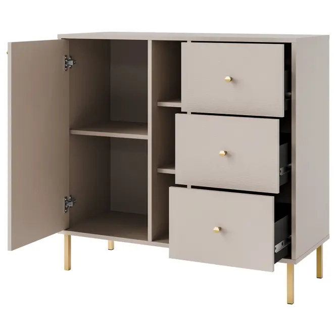 Komód Tokyo 2  1F 3S bézs homok 824,3