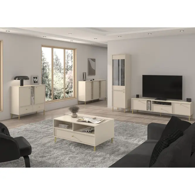Komód Tokyo 2  2F 2S bézs homok 825,4