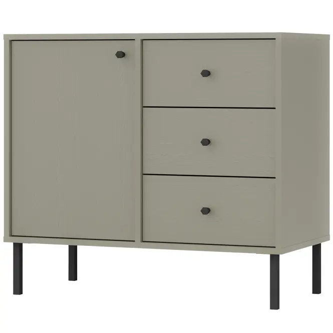 Komód Tokyo 2  1F 3S eukaliptusz 814