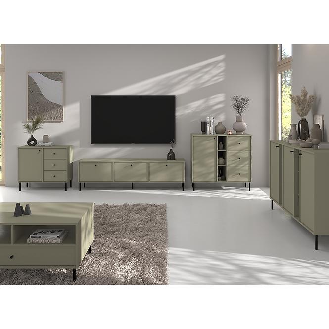 Komód Tokyo 2  1F 3S eukaliptusz 814