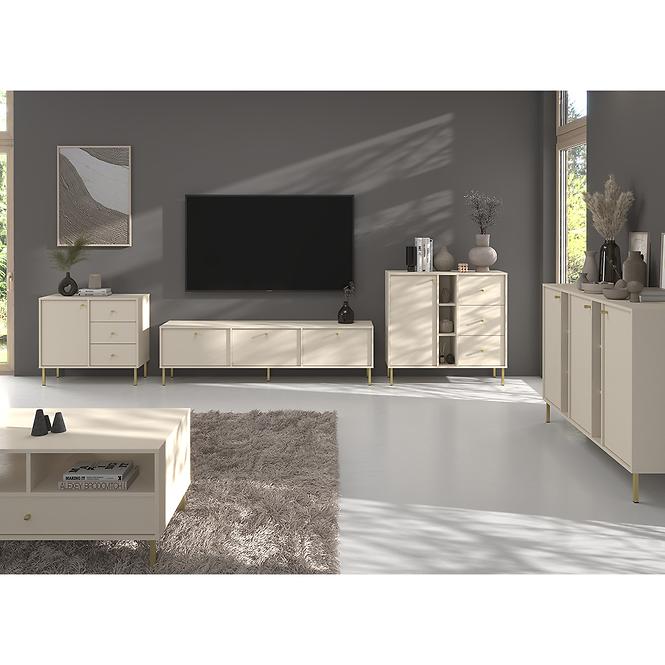 Komód Tokyo 2  1F 3S bézs homok 814