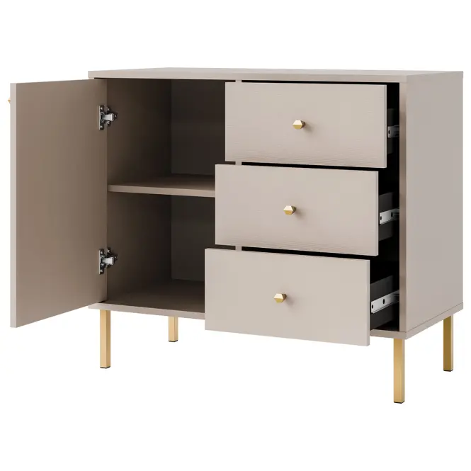 Komód Tokyo 2  1F 3S bézs homok 814,2