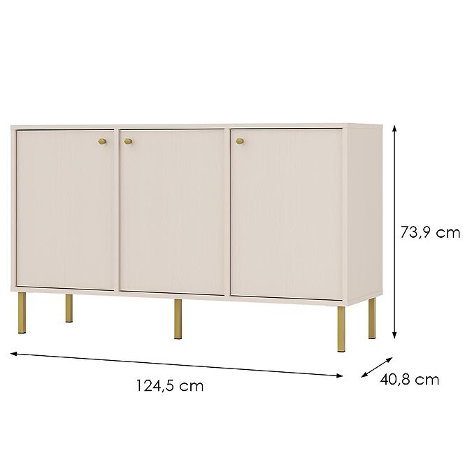 Komód Tokyo 2  3F bézs homok 813,3