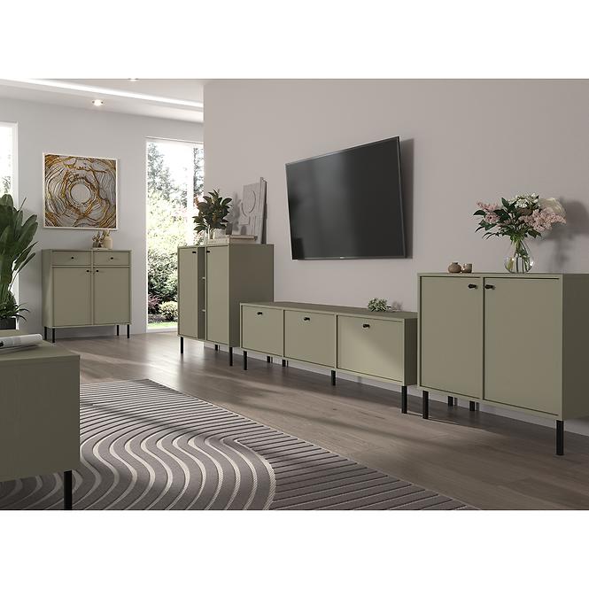Komód Tokyo 2  2F 2S eukaliptusz 826,4