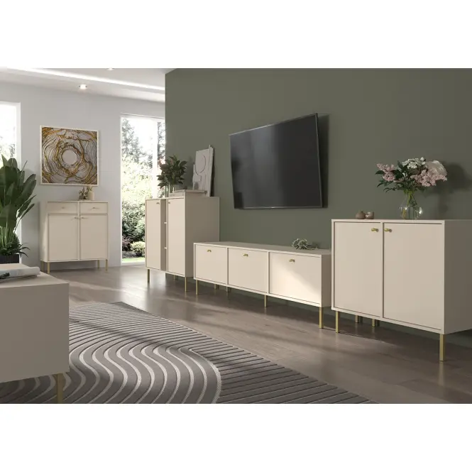 Komód Tokyo 2  2F 2S bézs homok 826,16