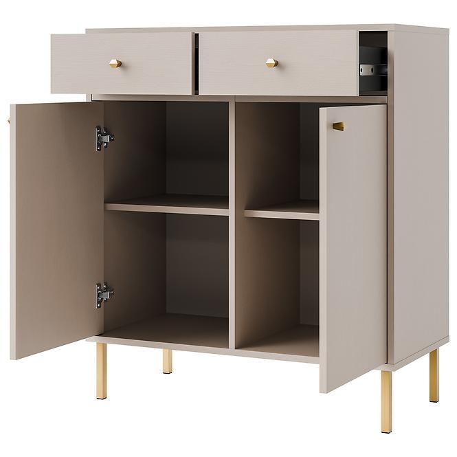 Komód Tokyo 2  2F 2S bézs homok 826