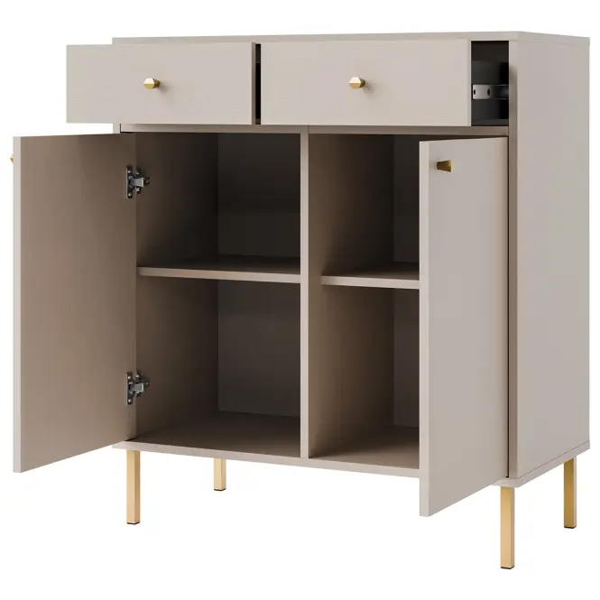Komód Tokyo 2  2F 2S bézs homok 826,2