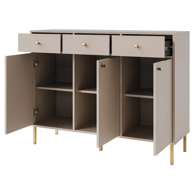 Komód Tokyo 2  3F 3S bézs homok 827