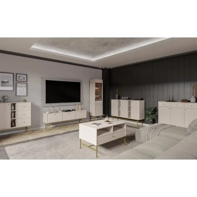 Komód Tokyo 3  3D bézs homok 823,17