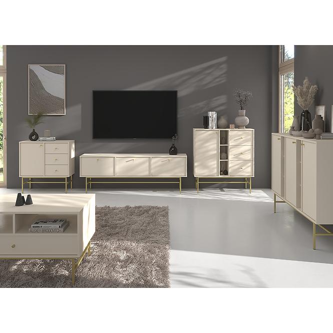 Komód Tokyo 3  3D bézs homok 823
