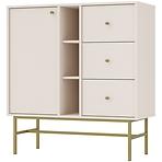 Komód Tokyo 3  1F 3S bézs homok 824
