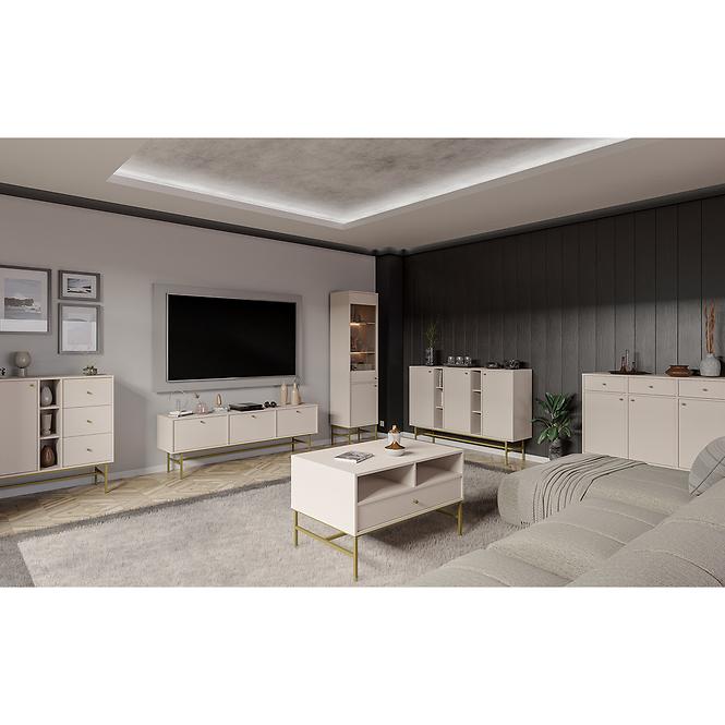 Komód Tokyo 3  1F 3S bézs homok 824