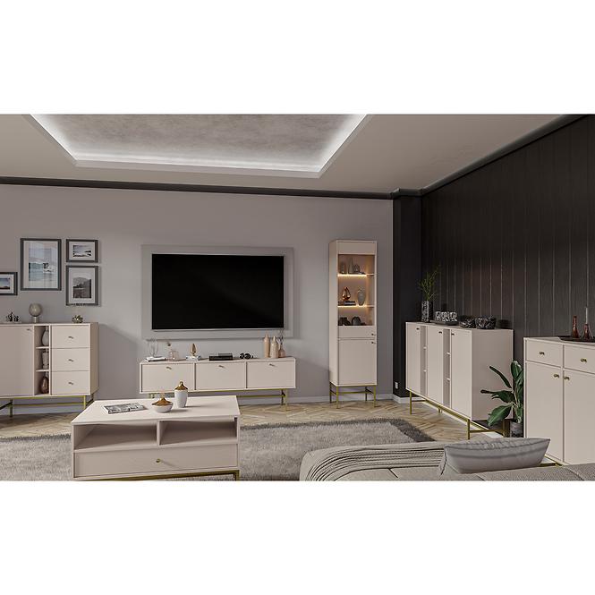 Komód Tokyo 3  1F 3S bézs homok 824