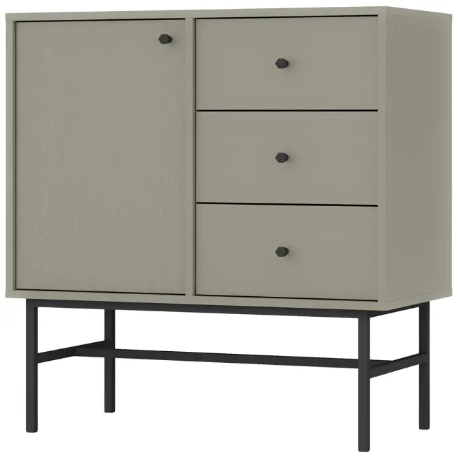 Komód Tokyo 3  1F 3S eukaliptusz 814