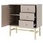 Komód Tokyo 3  1F 3S bézs homok 814,2
